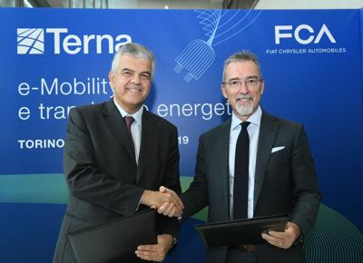 MoU Terna Fca Luigi Ferraris e Pietro Gorlier MoU Terna Fca Luigi Ferraris e Pietro Gorlier