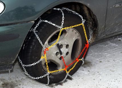 Catene e pneumatici invernali: scatta l'obbligo sulle strade statali del Lazio
