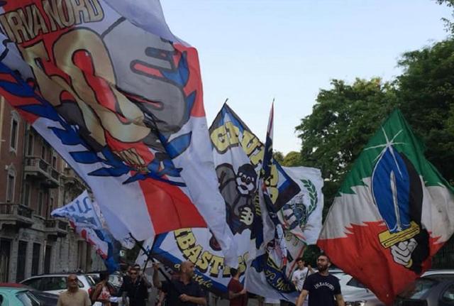 La Curva Nord (dalla pagina facebook L'urlo della Nord) La Curva Nord (dalla pagina facebook L'urlo della Nord)