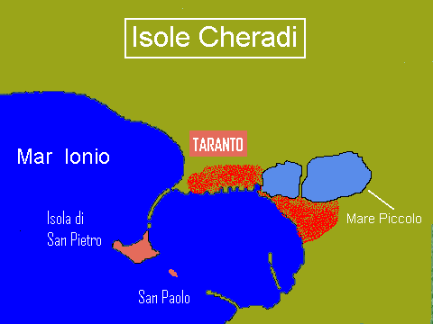 visitar islas Cherari desde Tarento- Apulia- Sur Italia - Taranto, ciudad y provincia en Apulia/ Puglia -Sur Italia