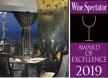 L'Award Excellence 2019 di Wine Spectator al George del Grand Hotel Parker's