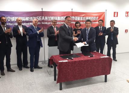 Sea-Xi'an: memorandum 'intesa per sviluppo traffico aereo Malpensa-Cina