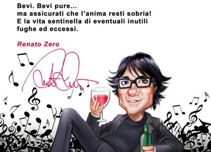 Renato Zero, il super spot contro l'alcool: “Bevi ma con l'anima sobria”