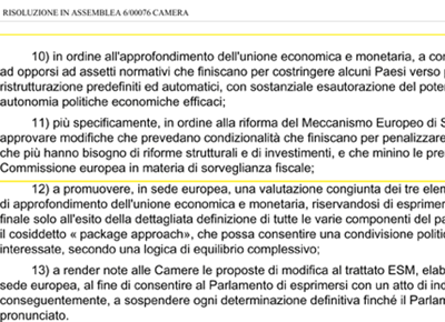 risoluzione mes ape