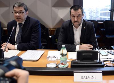 salvini giorgetti 2 ape