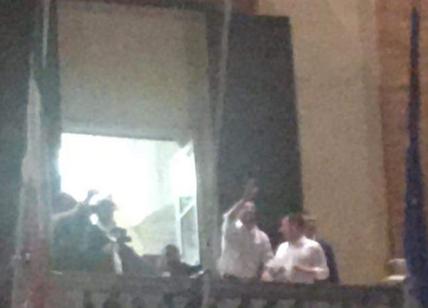 Forlì, Salvini parla dallo stesso balcone di Mussolini. Polemica