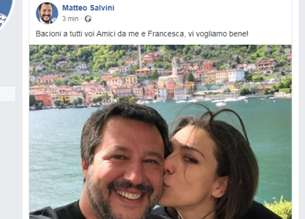 Salvini Verdini, ma che rottura? Matteo pubblica un bacio con Francesca