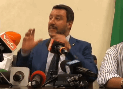 salvini ape rabbioso