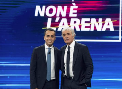 di maio ospite non è l'arena giletti caso siri