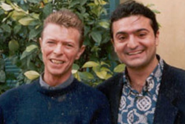 David Bowie e Agostino Penna David Bowie e Agostino Penna