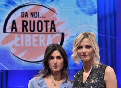 fialdini raggi intervista polemiche da noi a ruota libera