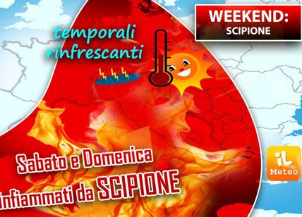 Meteo weekend, l'anticiclone Scipione infiamma l'Italia