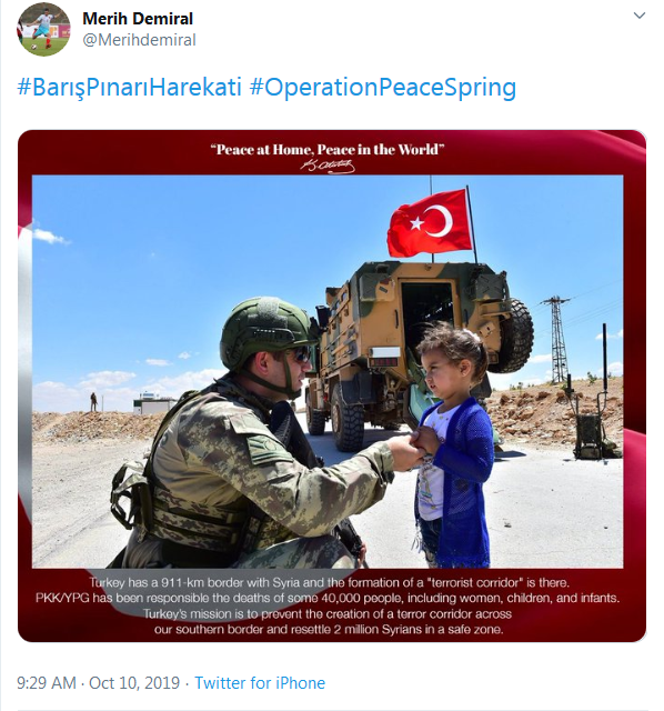 Screenshot 2019 10 11 Merih Demiral on Twitter #BarışPınarıHarekati #OperationPeaceSpring https t co NmvOiXlqTF Twitter(1)