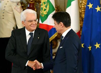 Sergio Mattarella Giuseppe Conte
