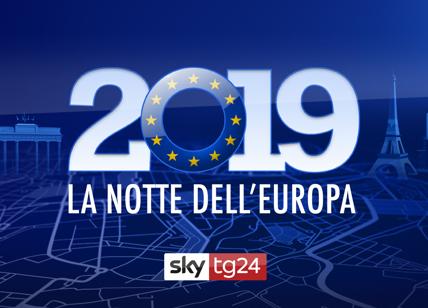 ASCOLTI TV, Sky Tg24 vola nella notte delle elezioni europee 2019. I numeri