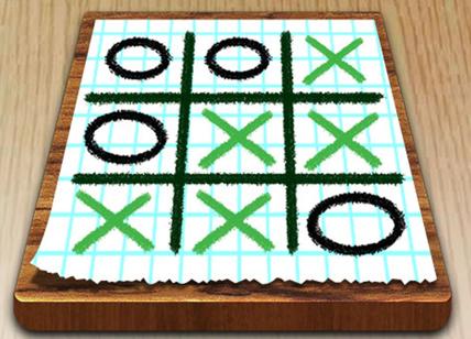 Tic Tac Toe Paper Note