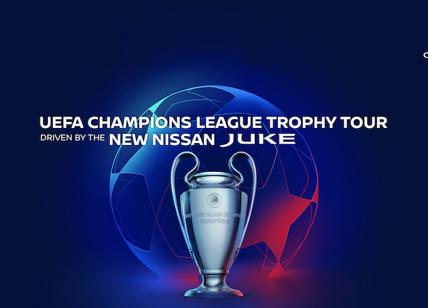 Nissan Juke protagonista della UEFA Champions League Trophy Tour 2019/20.