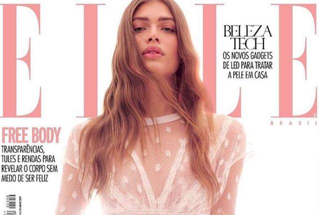 Valentina Sampaio sulla cover di Elle Magazine Valentina Sampaio sulla cover di Elle Magazine