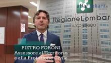 Regione Lombardia news: intervista a Pietro Foroni