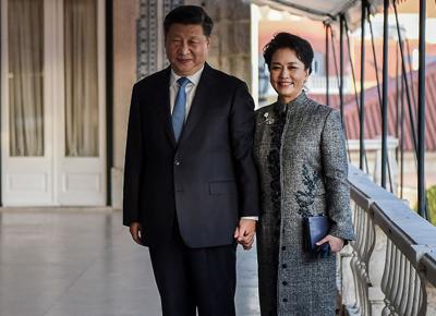 Xi Jinping e Peng Liyuan ape Xi Jinping e Peng Liyuan ape