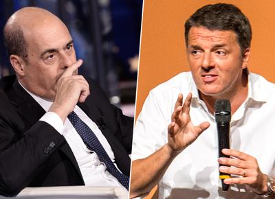 zingaretti renzi lapresse