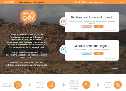 LanguageAid: il traduttore per il terzo settore impegnato con i migranti