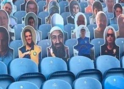 Leeds, gaffe in tribuna: tra le sagome cartonate c'è anche... Bin Laden