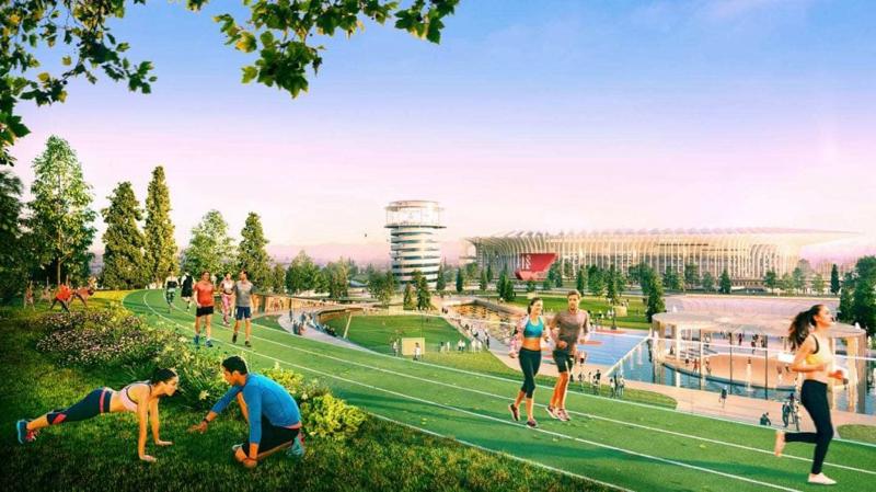 Nuovi rendering diffusi da Populous e da Manica-Sportium sono stati pubblicati sul sito dedicato al nuovo stadio di Milano. In attesa che sia stabilito quale dei due studi si aggiudicherà i lavori (previsto un nuovo incontro in settimana tra i vertici del Comune di Milano e rappresentanti di Inter e Milan), ecco alcune immagini che interessano in particolare quello che resterà del vecchio impianto. Che potrebbe essere interessato da una zip line che parte dall'alto del terzo anello e arriva sul prato, pareti da arrampicata, pista da jogging e skate park, campo da basket e palestra all'aperto, un parco giochi per i bambini e un'arena per performance artistiche, un nuovo museo.