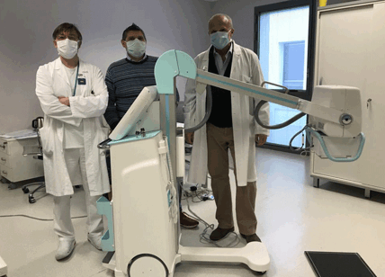 Covid-19, Fondazione Rava consegna 1 nuovo macchinario all’Ospedale di Bergamo