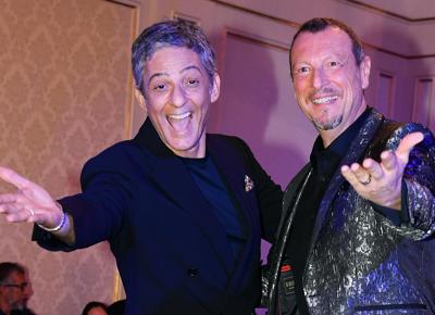 AMADEUS FIORELLO SANREMO 2020