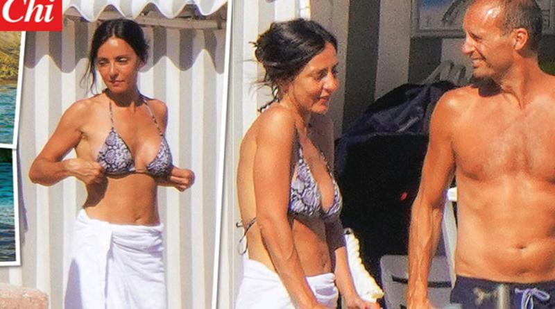 Ambra Angiolini e Massimiliano Allegri (foto Chi) Ambra Angiolini e Massimiliano Allegri (foto Chi)