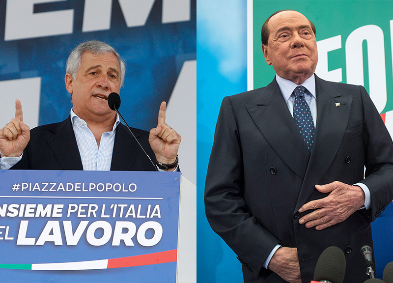 Antonio Tajani Berlusconi