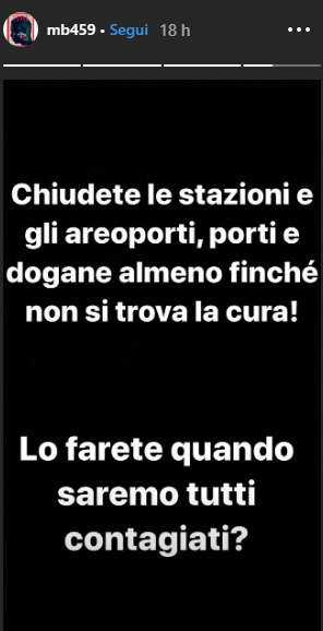 balotelli instagram coronavirus