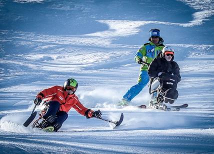 Sugli sci con Alex Zanardi ,BMW SciAbile festeggia i 17 anni