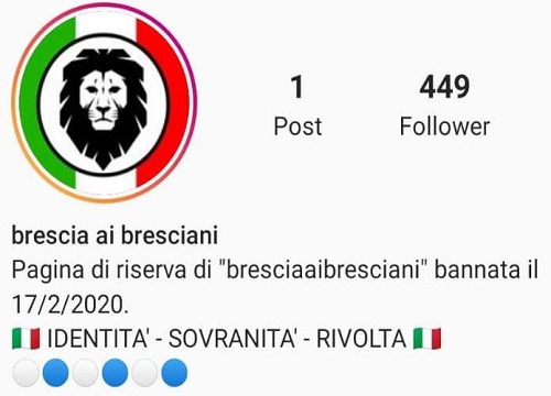 Brescia ai bresciani Brescia ai bresciani