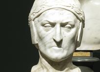 busto di Dante, marmo, ignoto (XIX sec)