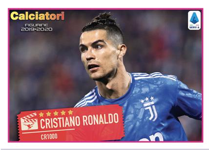 Cristiano Ronaldo... CR1000: figurina extra della Panini
