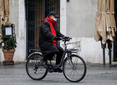 coronavirus bicicletta