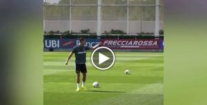 cristiano ronaldo allenamento juventus