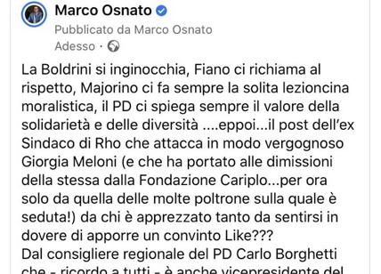 Continua il caso Pessina, sotto accusa il like di Borghetti (PD)