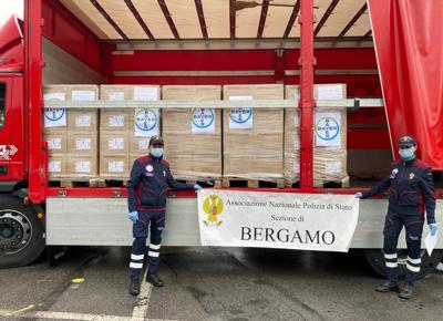 DONAZIONE DISINFETTANTI ANPS