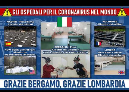 Coronavirus, a Bergamo l'ospedale lo fanno i volontari