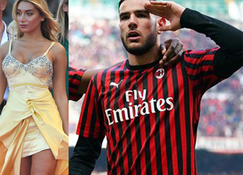ELISA DE PANICIS - THEO HERNANDEZ (foto Lapresse) ELISA DE PANICIS - THEO HERNANDEZ (foto Lapresse)
