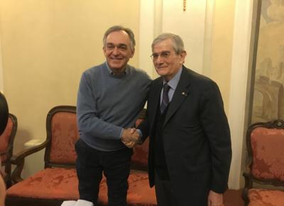 Enrico Rossi con Claudio De Polo