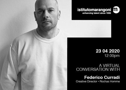 Istituto Marangoni, virtual conversation con lo stilista Federico Curradi Istituto Marangoni, virtual conversation con lo stilista Federico Curradi