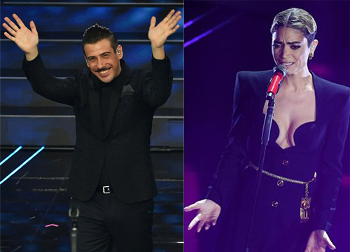 FRANCESCO GABBANI - ELODIE (foto Lapresse) FRANCESCO GABBANI - ELODIE (foto Lapresse)