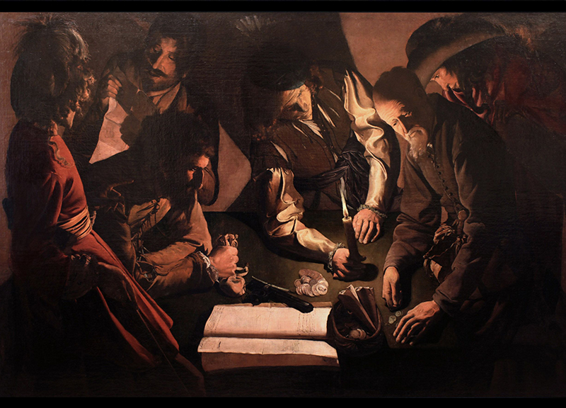 Georges de La Tour - Il denaro versato, 1625-1627 ca. Leopoli National Art Gallery,Ucraina Georges de La Tour - Il denaro versato, 1625-1627 ca. Leopoli National Art Gallery,Ucraina