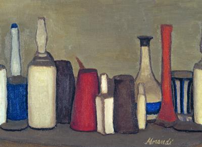 Giorio Morandi, Natura morta, 1940, olio su tela, cm 34x63