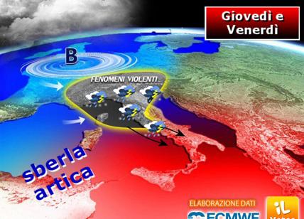 Meteo, weekend con temporali e grandine su tutta l'Italia