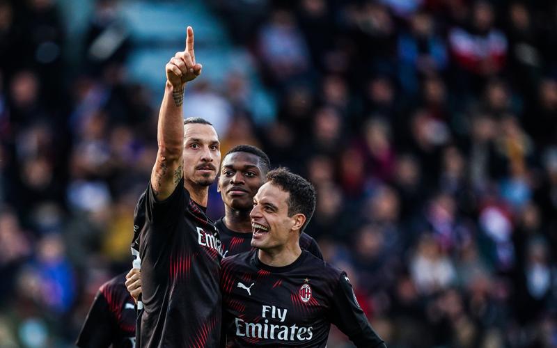 IBRAHIMOVIC, BONAVENTURA, E LEAO (foto Lapresse) IBRAHIMOVIC, BONAVENTURA, E LEAO (foto Lapresse)